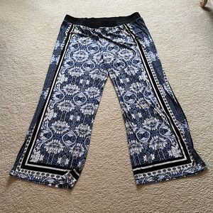 INC wide leg pants pull on